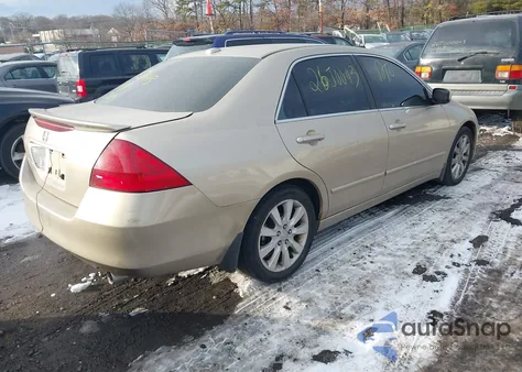 2006 Honda Accord 3.0 Ex из США, поврежденный, VIN 1HGCM66566A023665